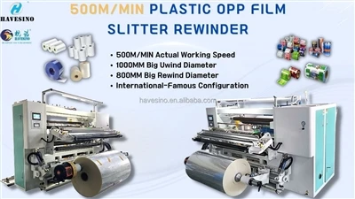 Primary Water Label Film Slitting Rewinding Machine